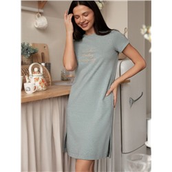 Платье из премиального хлопка с авторским принтом