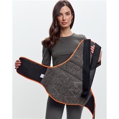 Столб-корсет согревающий на спину из собачьей шерсти с медной нитью