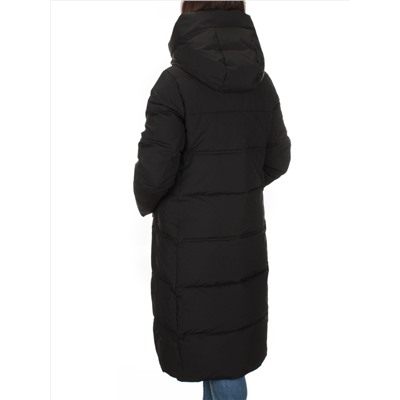 L-71 BLACK Пальто зимнее женское Flance Rose (200 гр. холлофайбер)
