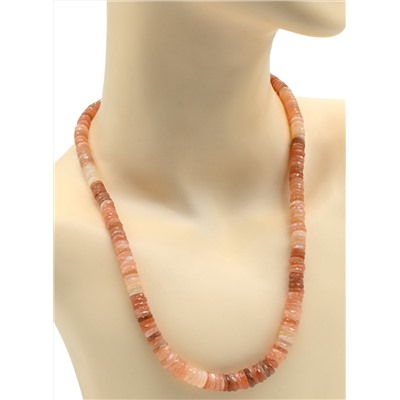 Бусы из Беломорита огранка, 54см, 53,8гр