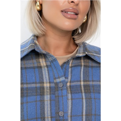 Рубашка Денни (голубая) Б14133-7М