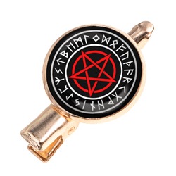 HZF-0486 Заколка Пентаграмма