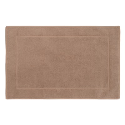 Коврик для ванной светло-коричневого цвета из коллекции Essential, 50х80 см