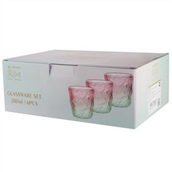 200-016 Набор из 6 стаканов 280мл в под.уп.(х8)Стекло