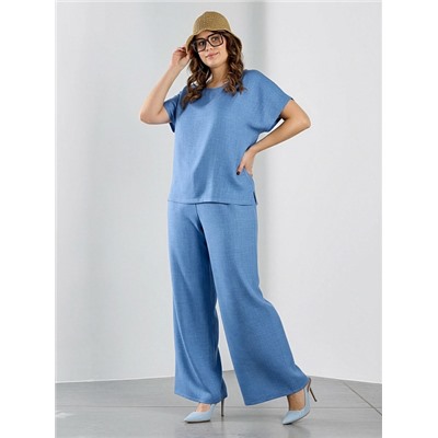 Женская блузка "Женский каприз-3" / синий