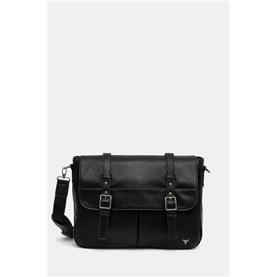 Torba męska ze skóry ekologicznej  kolor czarny