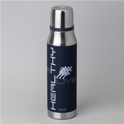 ТЕРМОС HEALTHY LIVE 1000 МЛ, КОЛБА НЕРЖ.СТАЛЬ 18/10