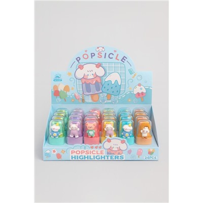 Маркер текстовыделитель "Animals trousers", mix, шоу-бокс 24 шт.