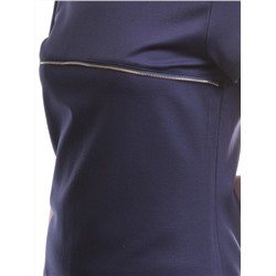 1607 DK. BLUE Платье женское (90% хлопок, 10% полиэстер)