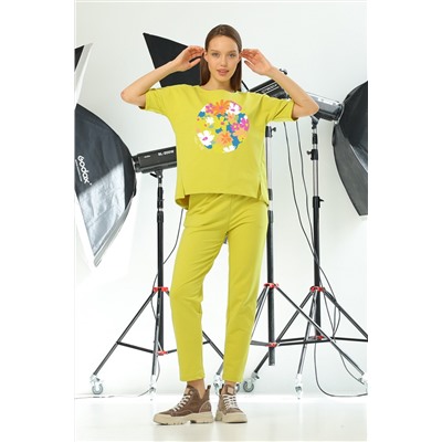 Брюки женские 21-103L3-12 лайм