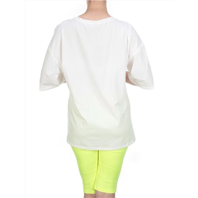 KD-795 WHITE/LIGHTGREEN Костюм-двойка женский 7986 TREND