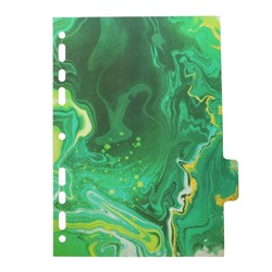 Разделитель листов A5 (175×210 мм) цветовой, 5 листов, "deVENTE. Marandi. Sparkl" полипропилен 140 мкм, искрящаяся фактура, с рисунком, индивидуальная упаковк�...
