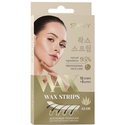 SHARY Восковые полоски для ЧУВСТВ.кожи лица