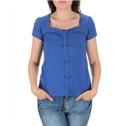 88-05 BLUE Футболка женская (95% хлопок, 5% спандекс)