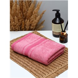 Полотенце 50*90 розовый рейв