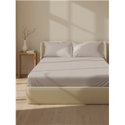 Простыня на резинке SL Home Modal 140×200+30 см, серая
