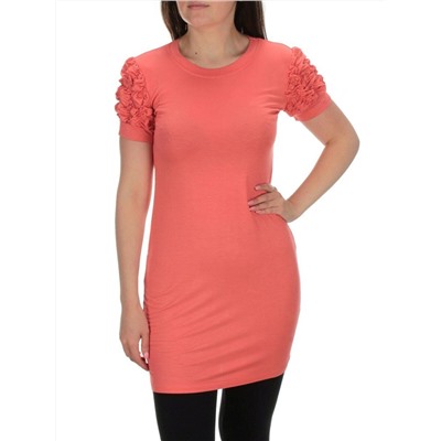 17251 CORAL Туника женская (92% вискоза, 8% эластан)