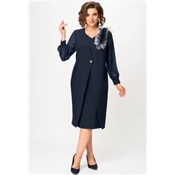 Платье Anastasia Mak 1274 т.синий