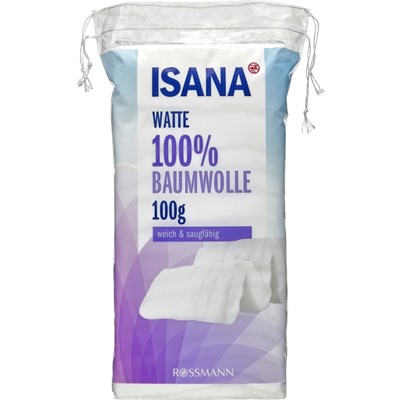 ISANA Watte Вата для всех типов кожи 100 г
