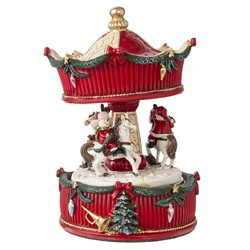 GAEM Фигурка декоративная с музыкой и функц. движения "Карусель", L10,5 W10,5 H17 см
