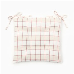 Подушка "Этель" "Bright cage" 40х40 см, 100% хл, рогожка 186 г/м2
