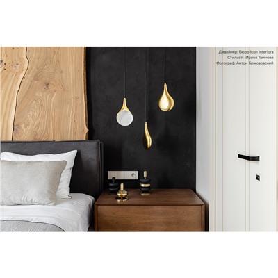 Подсвечник Stone, 17 см, черный/античная латунь