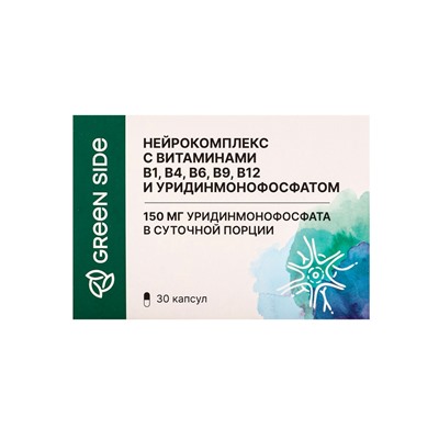 Нейрокомплекс уридино монофосфат укрепление нервной системы, 30 капсул, 450 мг