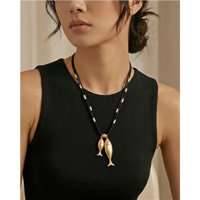 Кулон на шнурке Рыбки