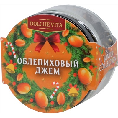 Dolche Vita. Новый год. Элитный. Облепиховый джем 50 гр. стекл.банка