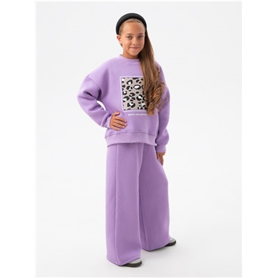 Костюм "Пятнышки" детский девочка сиреневый