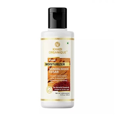 Увлажняющий крем с Сандалом и Шафраном (210 мл), Moisturizer Sandalwood Kesar, произв. Khadi Organique