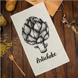 Полотенце кухонное Доляна Artichoke 35х60 см, 100% хлопок, 160г/м2
