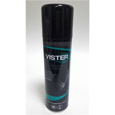 Vister аэр.краска д/замши чёрн.250