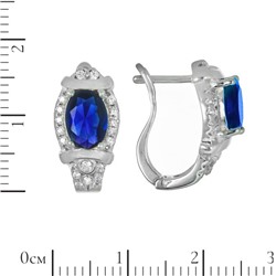 Серьги 'Адель' с фианитами ТШСК.736Ф11.37