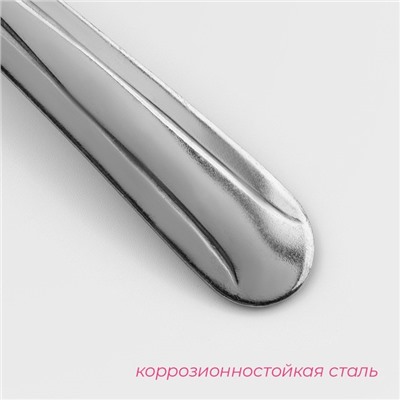 Ложка чайная Доляна «Классик», длина 15.5 см, толщина 1.2 мм