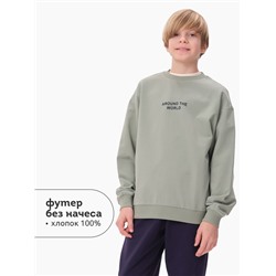 Толстовка для мальчиков Светло-зеленый(60)