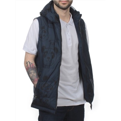 2120 DK. BLUE Жилет мужской (100 гр. синтепон)