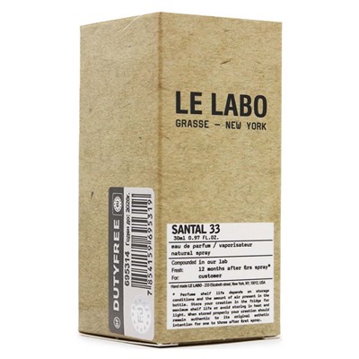 Le Labo Santal 33 Unisex edp 30 ml