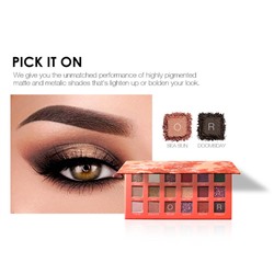 Тени для век O.TWO.O матовые 18 цветов