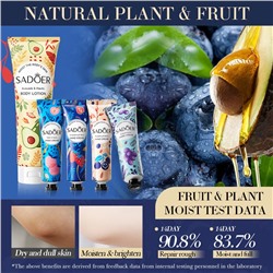 Набор подарочный Лосьон для тела + 4 крема для рук Sadoer