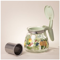 ЗАВАРОЧНЫЙ ЧАЙНИК AGNESS С ФИЛЬТРОМ "ФРУКТЫ" 900 МЛ.