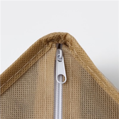 Органайзер для хранения белья Доляна Points, 18 ячеек, 35×30×12 см, бежевый