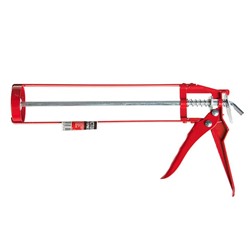 Пистолет для герметика ЛОМ, скелетный, шестигранный шток, 225 мм