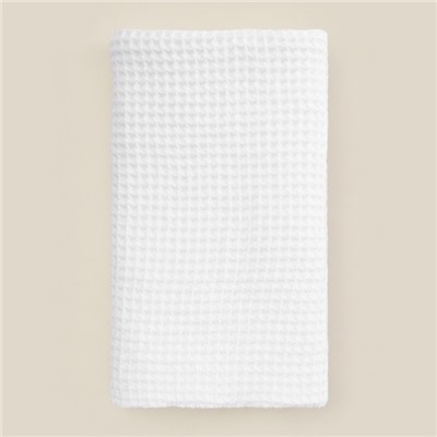 Полотенце вафельное SL HOME: Basic "Блан де Блан" 50х90 см, 100% хлопок, 340 г/м2