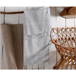 Пештемаль с Бахромой 100x180 см Jakarlı Kilim Gri 9717