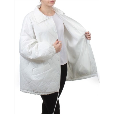 H24-213 WHITE Куртка демисезонная женская (100 гр. синтепон)