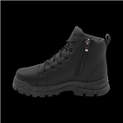 Ботинки на меху Н965-1 черные