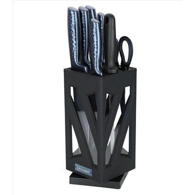 195-009 Набор ножей 7пр. на подставке в под.уп.(х6)