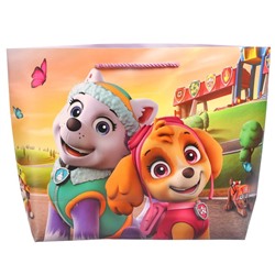 Пакет подарочный, сумка, 46х31х13 см,PAW PATROL