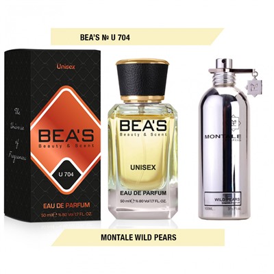 Beas U704 Montale Wild Pears Unisex edp 50 ml, Парфюм унисекс Beas U704 создан по мотивам аромата Montale Wild Pears